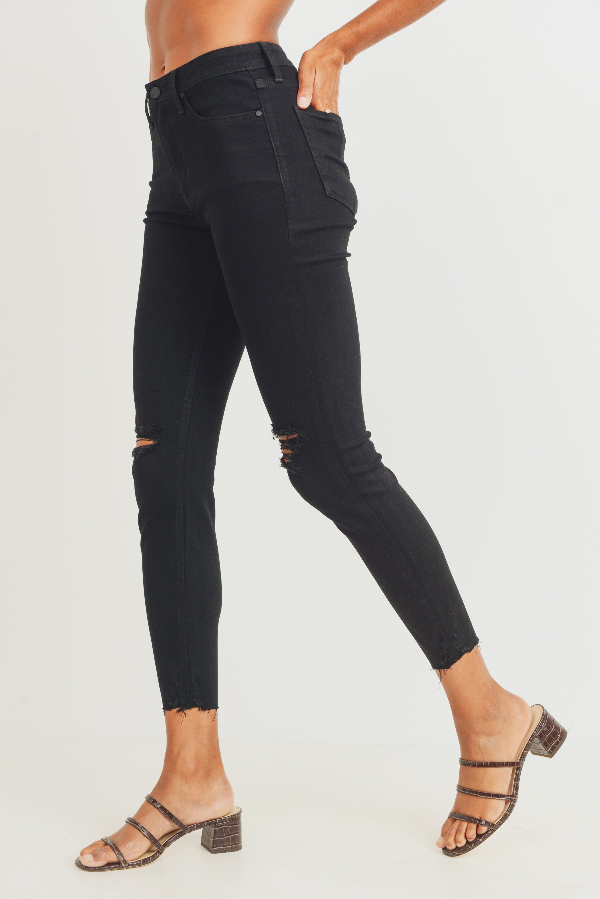 The Super Skinny - Final Sale – Just Black Denim